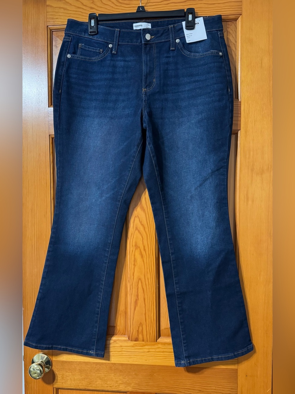 Sonoma Dark Blue Flare Jeans